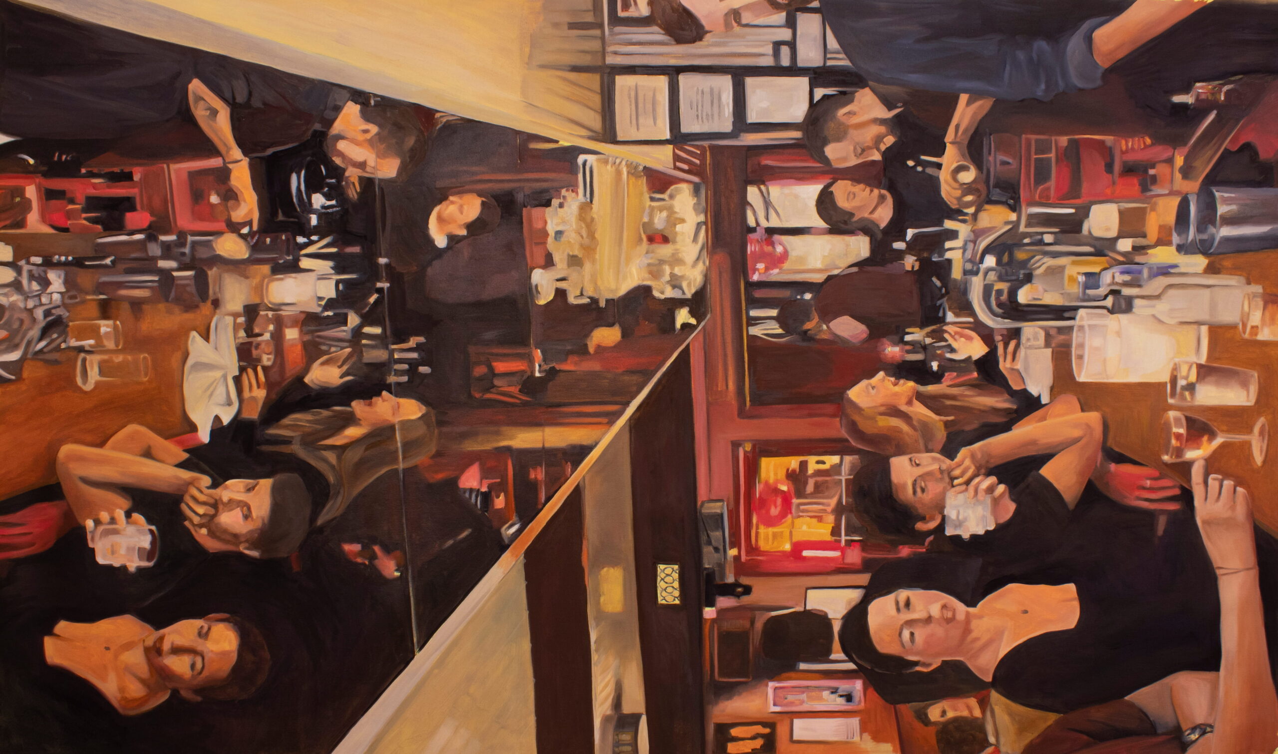 "Sin Título" Técnica: Óleo sobre tela Medidas: 100x160cm